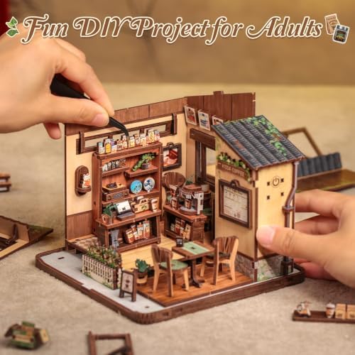 Fsolis Japanese Miniature House - DIY Book Nook Kit - Image 3