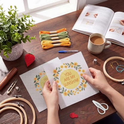 XunYee Needlepoint Canvas Kit, You are My Sunshine - Image 6