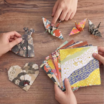 JoyCat Japanese-Style Patterned Origami Paper, 50 Sheets, 6x6 Inch - Image 2