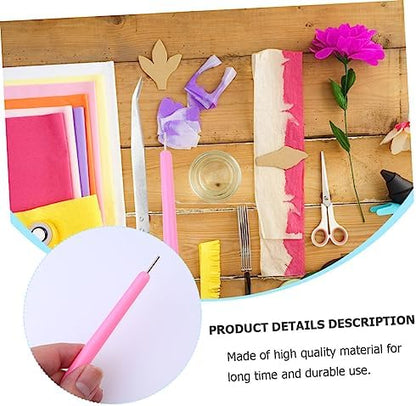 STOBOK 18pcs Sturdy Paper Quilling Kit Rolling Pens Piercer Tweezer Easy to Use for DIY Projects - Image 3