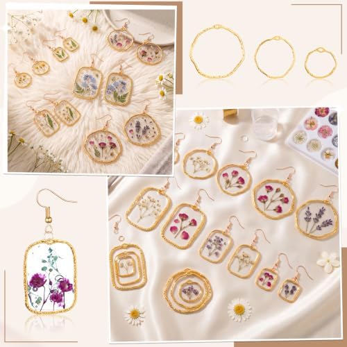 Inbagi 180 Pcs Open Bezels for Resin Jewelry - Image 4