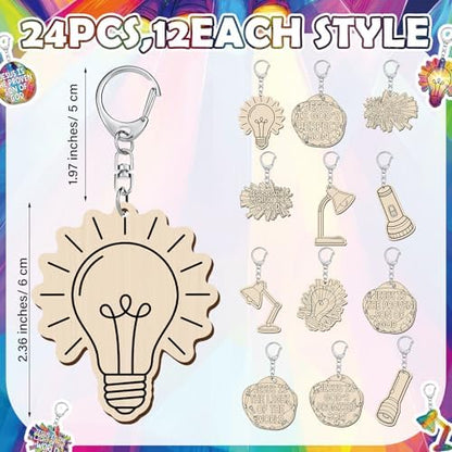 RattanView 24 Pcs VBS 2026 DIY Set Illumination Themed Craft - Image 2