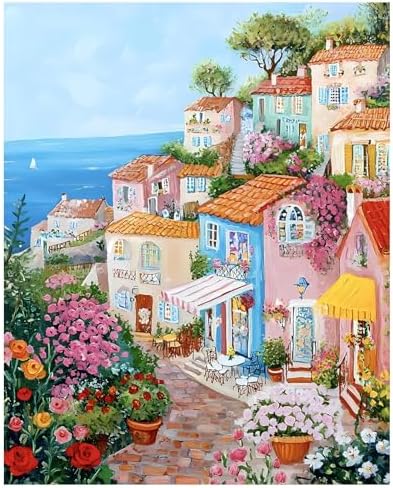 Paint by Numbers Kit for Adults, Adult Paint by Number Kits 16x20 Inch by hkejoi