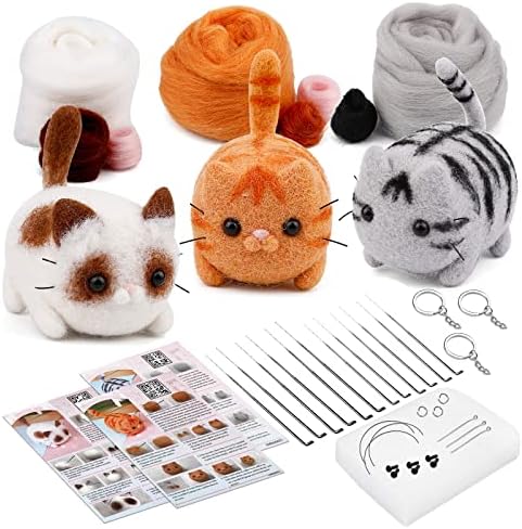 SHWAKK Needle Felting Kits, Needle Felting Starter Kit for Adult by SHWAKK