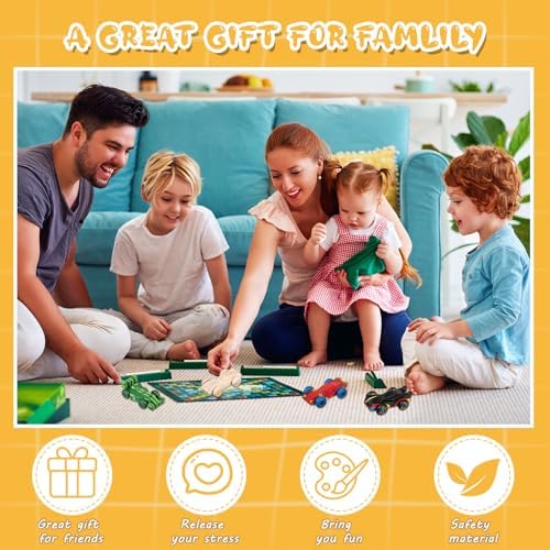 Beeveer 20 Pcs Unfinished Wooden Cars DIY Toys, Paintable Toy Cars Crafts to Paint for Students Home Activities Family Time Handicraft Projects Party Favors (Popular) - Image 6