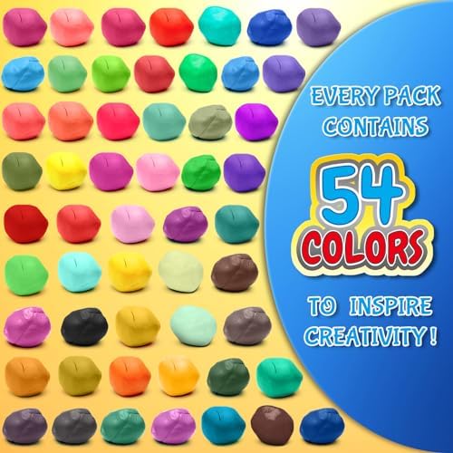 ESSENSON Air Dry Clay, 54 Colors, Modeling Clay for Kids - Image 2