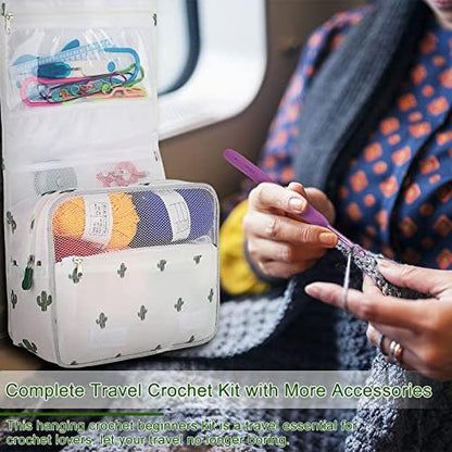 Coopay Upgraded Crochet Kit for Beginners, All-in-One Crochet Kits (63Pcs) - Image 3