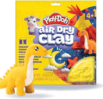 Play-Doh Air Dry Clay, 5 oz. Yellow Clay Bag, Art Supplies, Craft Supplies, Clay Tools & Kit, Modeling Clay for Kids, Air Dry Clay Kit, Arts & Crafts for Adults and Kids by Play-Doh