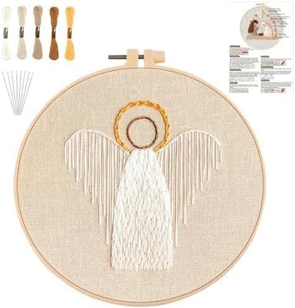 YOUDRN Nativity Scene Embroidery kit, Christmas Angel Embroidery Kits by YOUDRN