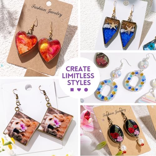 LET'S RESIN 250g UV Resin Jewelry Making Kit, 153Pcs Starter Kit with Light - Image 3