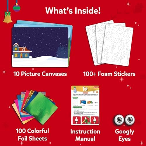 Skillmatics Foil Fun Christmas Holiday Magic, Gifts for Boys & Girls - Image 4