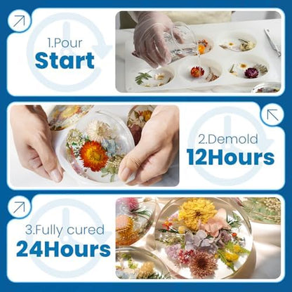 LET'S RESIN Resin Epoxy Kit, 1.5 Gallon Bubble Free & Crystal Clear Epoxy - Image 4