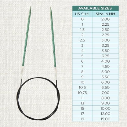 KnitPro Dreamz Fixed Circular Needles 40" (100cm) | US Size 4 (3.5mm) - Image 4