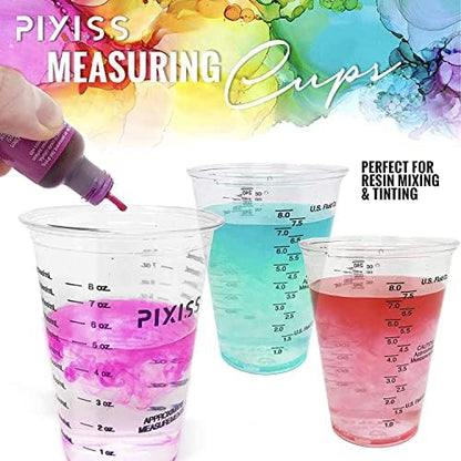 Pixiss Premium Resin Mixer, Handheld Rechargeable Epoxy Mixer Pro Grade, Stirrer for Resin, DIY Crafts Tumbler, Minimize Bubbles - Ultimate Kit with 15 Mica Powder, Bundle E (Ultimate) - Image 6