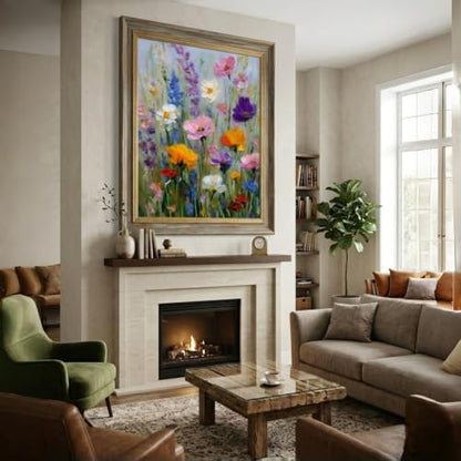 Floral Wildflower Paint by Numbers Kit for Adults Beginner 16X20 inch - Image 4