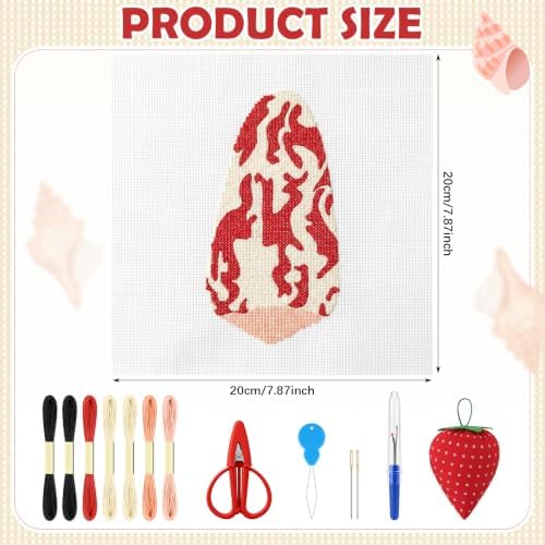 XunYee Needlepoint Canvas Kit, Conch - Image 2