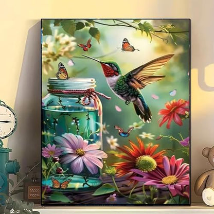 Arttoplus Hummingbird Paint by Numbers Kit for Adults Beginner 16x20 inch - Image 3