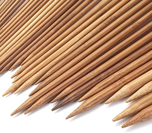 Bamboo Knitting Needles Set, Wooden Knitting Needles for Beginners, 18 Pairs US Size 0-15 (2.0-10.0mm) 14 Inch Long Straight Wood Knit Needle Single Point for Sweaters, Socks, Shawl and Scarf - Image 4