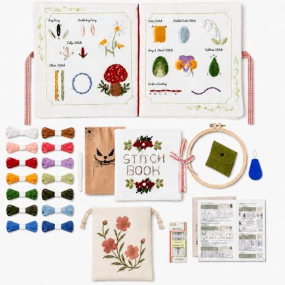 Nyrvexa Embroidery Stitch Book Kit for Beginners,30 Essential Stitches by Unknown