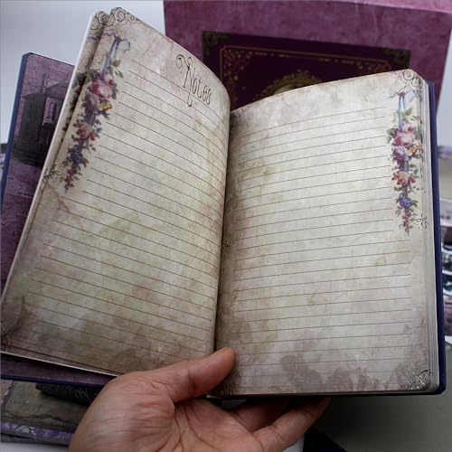 Diuhofart Ultimate Vintage Scrapbook Supplies & Junk Journal Kit - A6 Retro Notebook, Aesthetic Stationery Supplies, Craft Gift Set for Women, Perfect for Journaling & Scrapbooking - Image 5