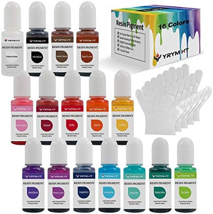 YRYM HT Epoxy Resin Pigment, Concentrated Resin Dye, 16 Colors by YRYMHT