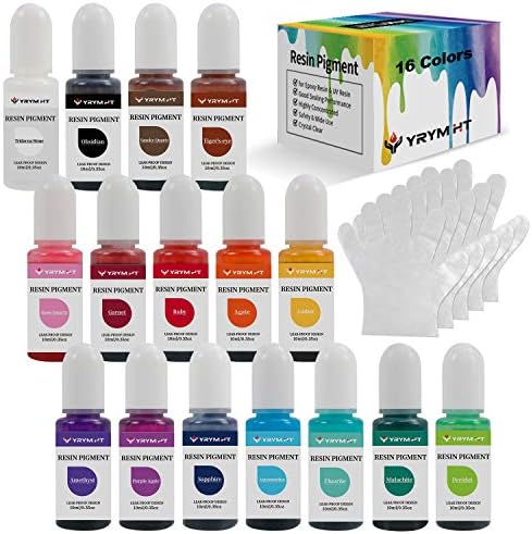 YRYM HT Epoxy Resin Pigment, Concentrated Resin Dye, 16 Colors by YRYMHT
