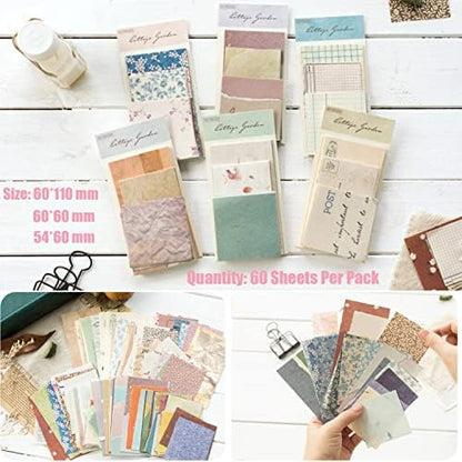 BLEDS 501PCS Vintage Junk Journal Kit, Aesthetic Scrapbook Supplies - Image 2