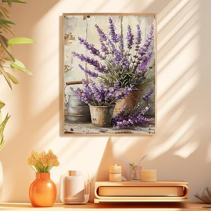 Paint by Numbers Kit for Adults Flower, Paint by Number for Adults 16x20 in - Image 3
