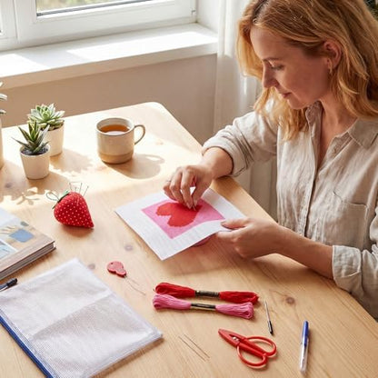 XunYee Needlepoint Canvas Kit, Heart - Image 6
