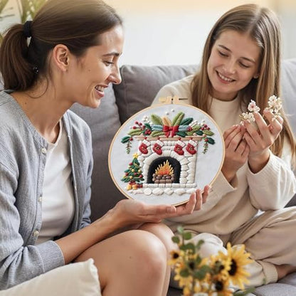 SCECALA 3 Pack Christmas Embroidery Kit - Image 7