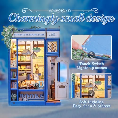 CUTEBEE Book Nook Kit for Adults, DIY Miniature House Kit, Mini House - Image 3