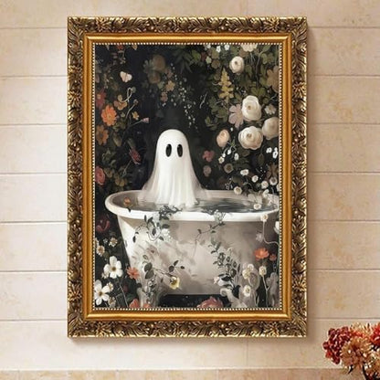 Halloween Ghosts Paint by Numbers Kit for Adults Canvas, Frameworkless - Image 2