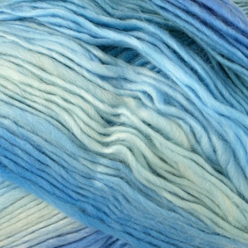 Loops & Threads Facets Yarn - Yarn for Knitting, Crochet, Weaving, and Arts & Crafts - Lapis, Acrylic, 3.5 oz - Image 3