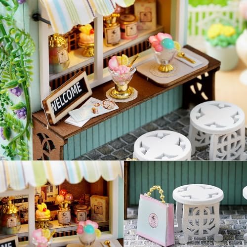 DIY Miniature Dollhouse Kit with Furniture Plus Dust Proof for Teens Adults - Image 5
