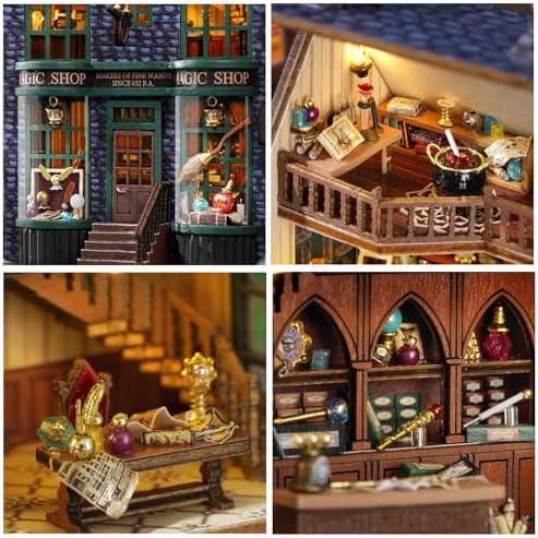 CUTEROOM DIY Miniature House Kit Wooden Craft Gift for Adult-Magic Store - Image 5