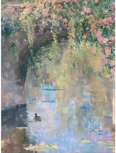 VIGEGU Pond Paint by Numbers Kit for Adults Beginner16x20 Inch by VIGEGU