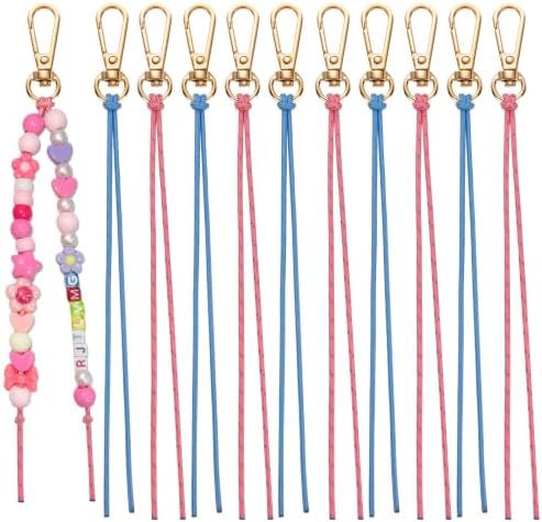 12 Packs Paracord Keychain Kit, Pre-Assembled and Heat-Sealed Ends by HejVulkan