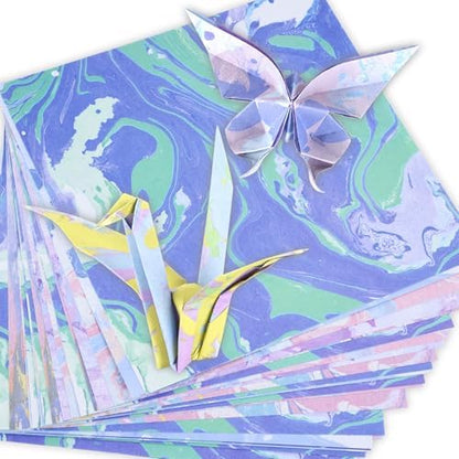 Origami Paper Kit 100 Sheets, 6x6 Inch Double Sided 40 Vivid Colored Paper - Image 5