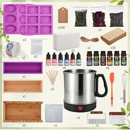 Soap Making Kit for Adults All-in-One DELUXEPRO DIY Soap Making Supplies - Image 2