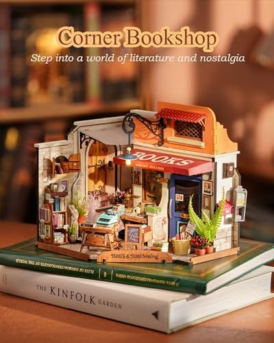 Rolife Bookstore DIY Miniature Dollhouse Kit Creative Gift for Adults - Image 2