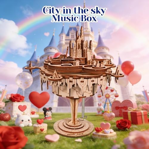 Music Park 3D Wooden Puzzles for Adults, Sky Castle - Image 2