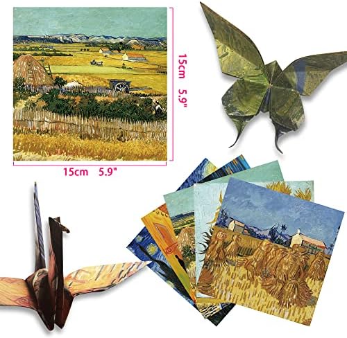 Origami Paper 6x6" Double Sided 50 Sheets 10 Colors Origami Kit,Craft Paper - Image 3