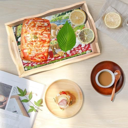 DOTSOPS 5D Dog Diamond Art Paintings Wooden Serving Trays with Handles - Image 4