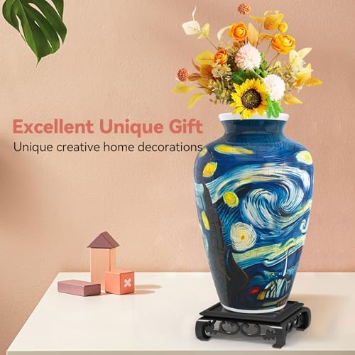 YunSheCSBS 3D Puzzle Vase for Adults with 120 Plastic Pieces, Adult Crafts - Image 3