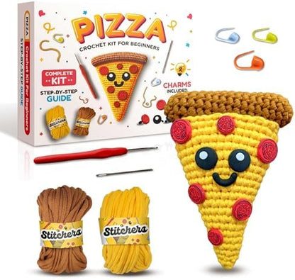 Stitchers Crochet Kit for Beginners Kids and Adults - Learn to Crochet Amigurumi Kit for Starters with Beginner Friendly Yarn and Step by Step Videos by Unknown
