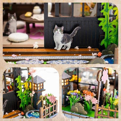 DIY Miniature House Kit, Mini House Building kit for Adults, Sakura Tree - Image 5