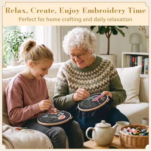 MoKo Embroidery Kits for Adults or Kids, Cross Stitch Kits for Beginners - Image 5