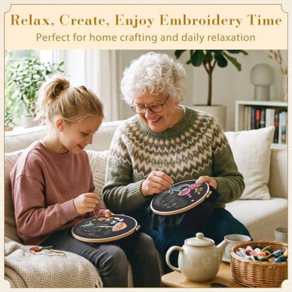 MoKo Embroidery Kits for Adults or Kids, Cross Stitch Kits for Beginners - Image 5