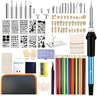 Grafken Wood-Burning Kit, 112-piece Wood-Burning Tool Kit, Adjustable Temperature DIY Embossing Carving Soldering, Embossing/Welding/Carving Skills for Adults and Children by Unknown