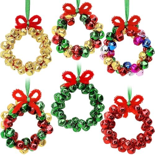AWHETIE Christmas Crafts for Adults,6 Sets Christmas Beaded Ornament Kit by AWHETIE